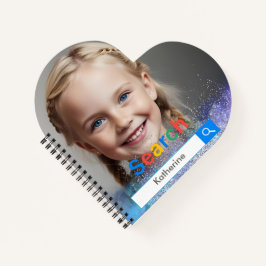 Editable Photo blue grey  glitter Google  ノートブック