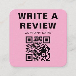 Editable Pink Logo Thank You Note Card エンクロージャーカード