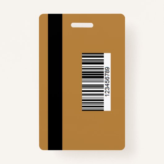 Editable Press Pass Layout Photo ID Plus QR Code バッジ (裏面)