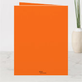 Editable Pumpkins Plant and Candle Thanksgiving カード (裏面)