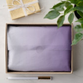 (Editable) Purple Color Ombre & Your Text 薄葉紙 (ギフト)