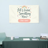 Editable Rainbow Classroom – Let’s Learn 横断幕 (トレードショー)