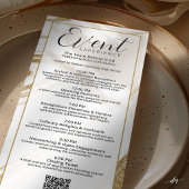 Editable Recognition Event Program 招待状