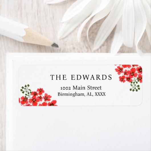 Editable Return Address Labels ラベル (インサイチュ)