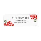 Editable Return Address Labels ラベル (正面)