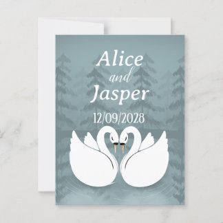 Editable Romantic and elegant wedding Sticker ポストカード