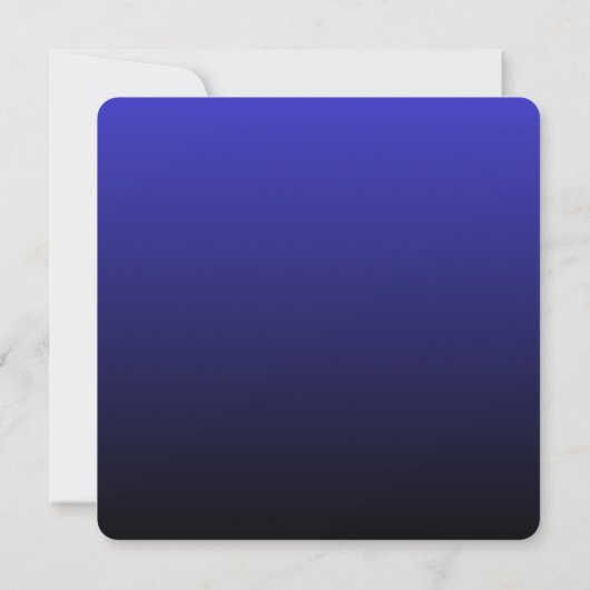 Editable Royal Blue Elegant Wedding Invite | Custo 招待状 (裏面)