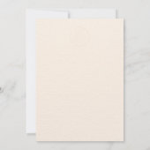 Editable Rustic Wedding Invitation Set & RSVP Bund 招待状 (裏面)