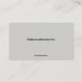 Editable Sandblasting 名刺 (裏面)