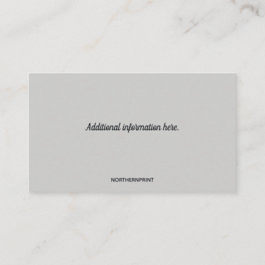 Editable Sandblasting 名刺 (裏面)