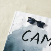 Editable Shark ビーチタオル (インサイチュ)