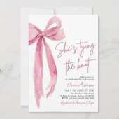 Editable She's Tying the Knot Bridal Shower Invita 招待状 (正面)