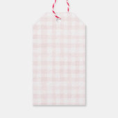 Editable Silly Goose Baby Shower Pink Bow ギフトタグ (裏面)