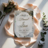 Editable simple wedding invitation シーズンカード