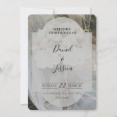 Editable simple wedding invitation シーズンカード (正面)