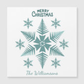 Editable Snowflake Christmas/Holiday (正面)