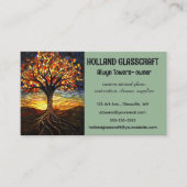 Editable Stained Glass Tree 名刺 (正面)