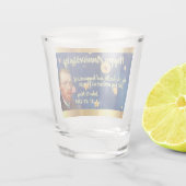 Editable Starry Night Anniversary Glass ショットグラス (裏面)