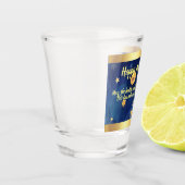 Editable Starry Night Anniversary Glass ショットグラス (左)