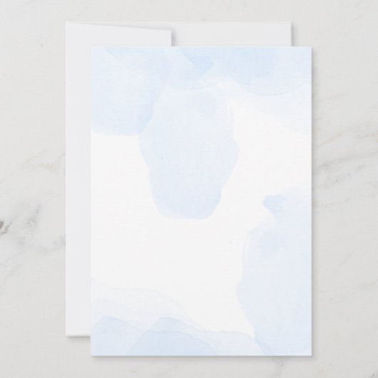 Editable Summer Splish Splash 3rd Birthday Party  招待状 (裏面)