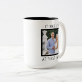 Editable Text and Custom Photo Valentine's Day  ツートーンマグカップ (正面右)