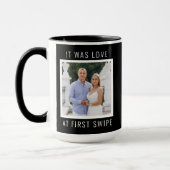 Editable Text and Custom Photo Valentine's Day マグカップ (左)