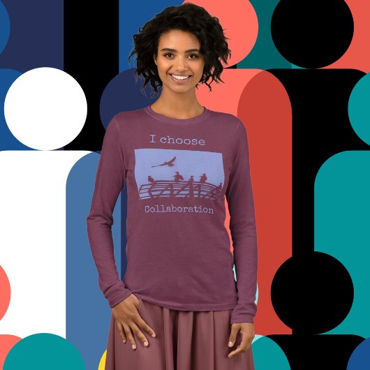 Editable Text Cute Seagulls Art Print  トライブレンドＴシャツ