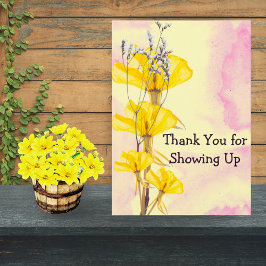 Editable Thank You Card for Therapy Clients Simple サンキューカード