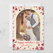 Editable Valentine Photo – Personalized Love Card シーズンカード (正面)