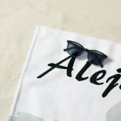 Editable Walrus ビーチタオル (インサイチュ)