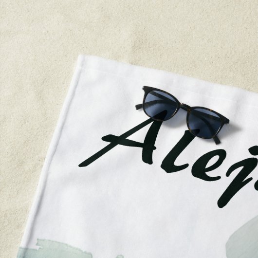 Editable Walrus ビーチタオル (インサイチュ)