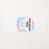 Editable Watercolor Design Template – Your Design ヨガマット (正面(横))