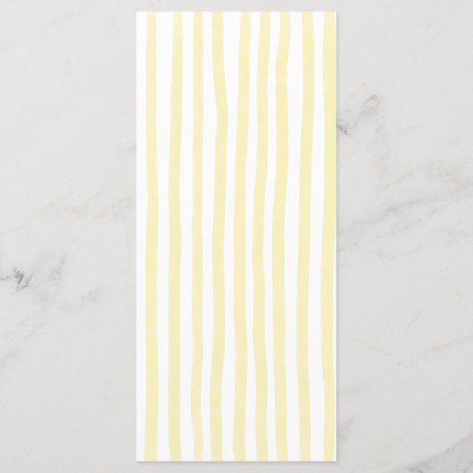 Editable Wedding Menu メニュー (裏面)