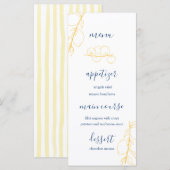 Editable Wedding Menu メニュー (正面/裏面)