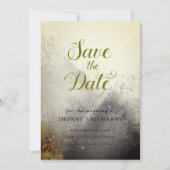 Editable Wedding Save the Date Card – Modern Minim 招待状 (正面)