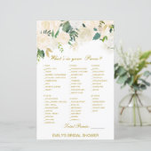 Editable What's on your Purse Bridal Shower Game (スタンド正面)