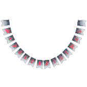 Editable White Christmas Banner バンティングフラッグ (全)