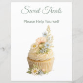 Editable Wildflower Event Dessert Table (正面)