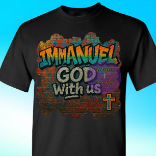 (Edition 5) IMMANUEL - GOD with us - Christian Tシャツ