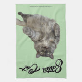 Editor Cat by RoseWrites Kitchen Towel キッチンタオル (縦)