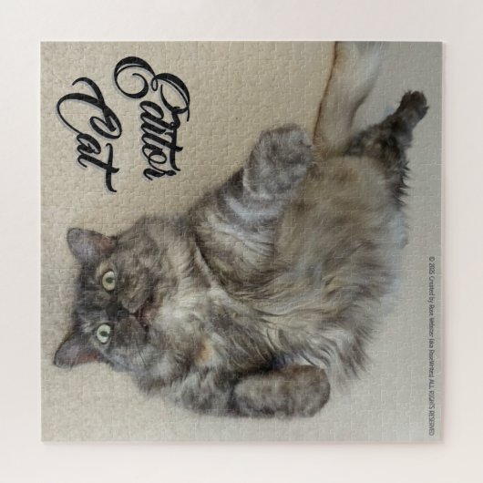 Editor Cat by RoseWrites Puzzle ジグソーパズル (横)
