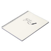 Editor Script Notebook – Minimalist Writing Pen ノートブック (左側)