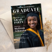 Editorial Graduation Photo Invitation 招待状