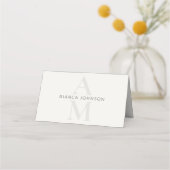 Editorial Initial Wedding プレイスカード (正面)