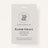 Editorial Photo Black Logo Photographer バッジ (裏面)