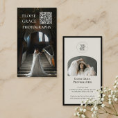 Editorial Photo Logo QR Code Business Card 名刺