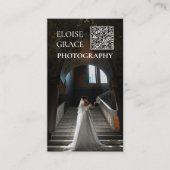 Editorial Photo Logo QR Code Business Card 名刺 (正面)