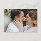 Editorial Photo Modern Wedding エンクロージャーカード (裏面)