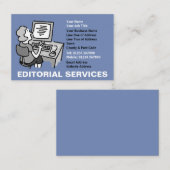 Editorial Servicesコピーライター 名刺 (正面/裏面)