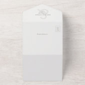 Editorial Typography All-In-One Wedding Invitation オールインワン招待状 (外側)